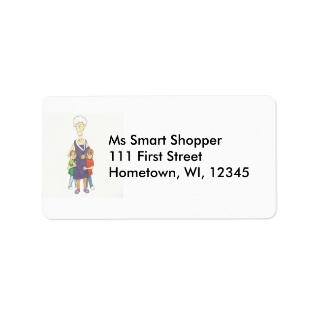 Étiquette Grandmas Dont Rollerskate (Devant)