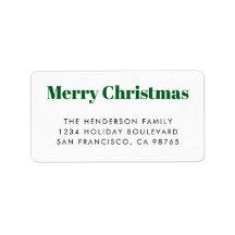 Gras Moderne Simple Joyeux Noël