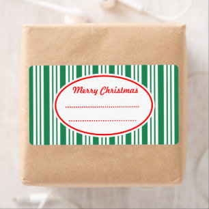 Étiquette Green Candy Christmas Kitchen Cadeaux Tags Étiquet