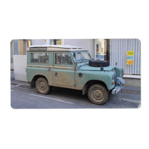 Étiquette Green Land Rover