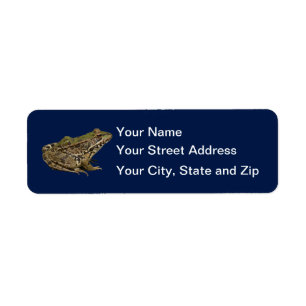Étiquette Grenouille