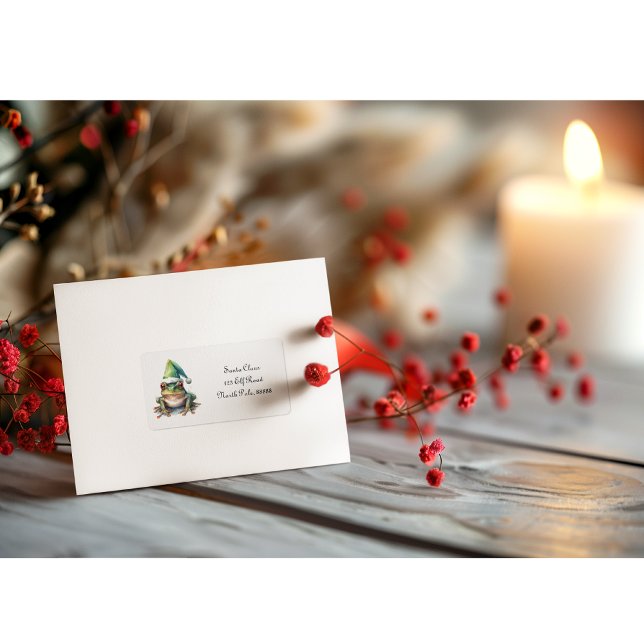 Étiquette Grenouille de Noël, coutume (Créateur téléchargé)