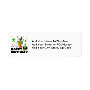 Étiquette Grenouille Hoppy 1er Anniversaire T-shirts et cade