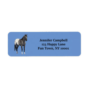 Étiquette Gris Grulla Appaloosa Quartier Horse Stallion