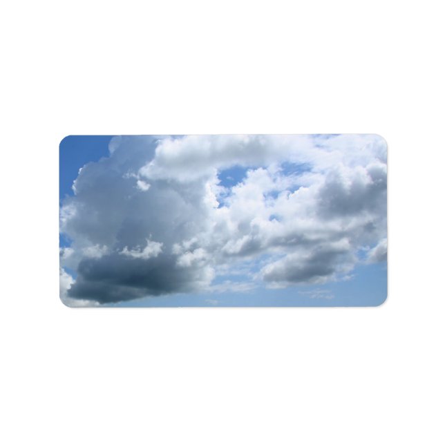 Étiquette Gros nuages l (Devant)