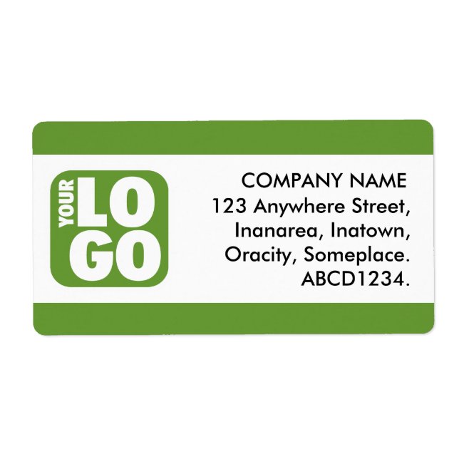 Étiquette Groupe Centre - Avocado Green (Devant)