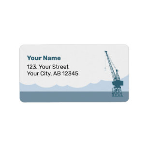 Étiquette Grue du chantier naval