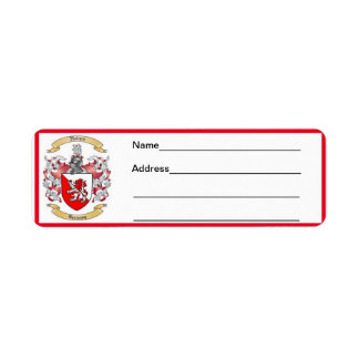 Étiquette Haines Family Crest