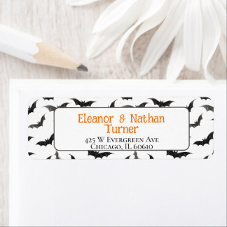 Étiquette Halloween éffrayante