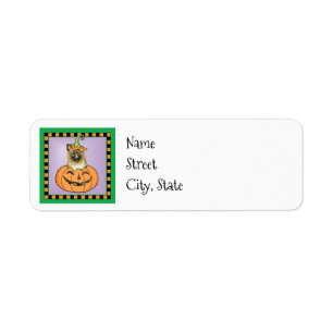 Étiquette Halloween Laekenois