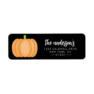 Étiquette Halloween Return Address Labels