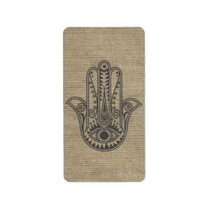 Étiquette HAMSA Main de Fatima symbole amulet