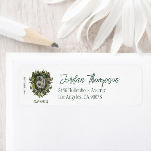 Étiquette HARRY POTTER™   Blason SLYTHERIN™
