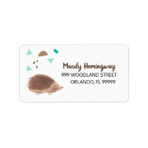 Hedgehog en bois lunaire Adresse de l'illustration