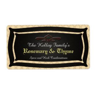 Étiquette Herb Spice U Pick Color Black Chalboard Board Prod