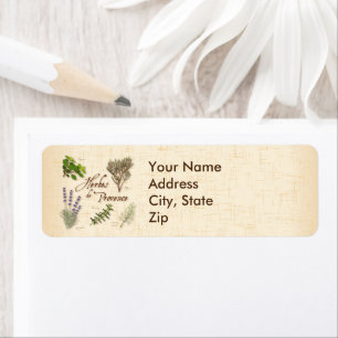 Étiquette Herbes de Provence Address Labels