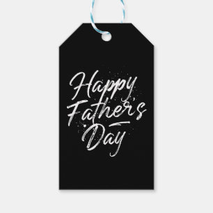 Étiquette heureuse de fête des pères/cadeau