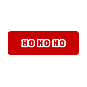 ÉTIQUETTE HO HO HO