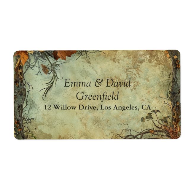 Étiquette Hobbiton Haven Mariage (Devant)