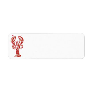 Étiquette Homard Art, Roi des cadeaux de fruits de mer
