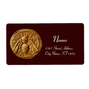 ÉTIQUETTE HONEY BEE, BEEKEEPER APIARIST