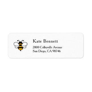 Étiquette Honey Business  Return Address Label