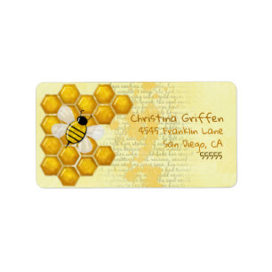 Étiquette Honey Comb 3D Whimsey