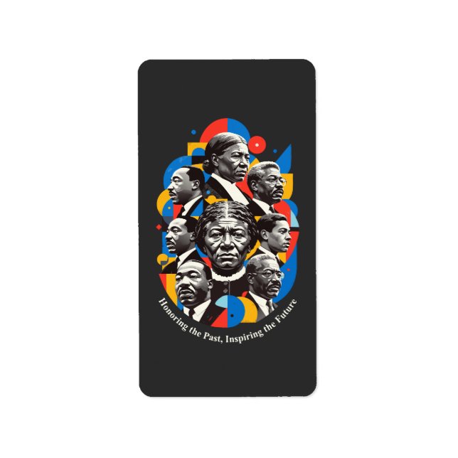 Étiquette Honoring The Past, Inspiring The future (Devant)