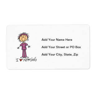 Étiquette I Love Nursing T-shirts and Gifts
