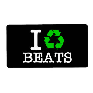Étiquette I Recycle Les Beats