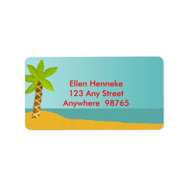 Étiquette Île Crab (Devant)