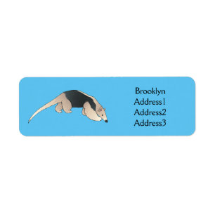 Étiquette Illustration de Tamandua