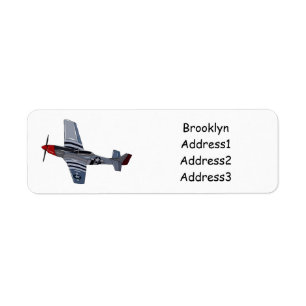 Étiquette Illustration d'un avion de chasse-bombardier