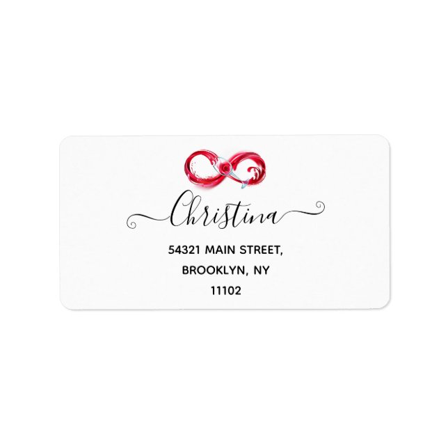 Étiquette Infinity (Devant)