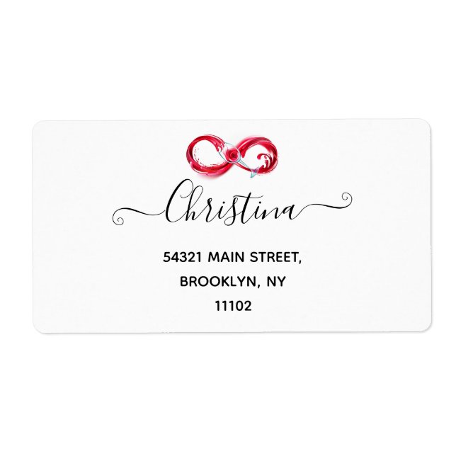 Étiquette Infinity (Devant)