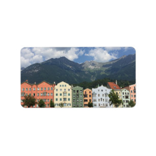 Étiquette Innsbruck La ville autrichienne au Tyrol