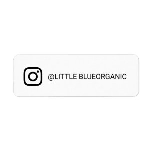 Étiquette Instagram Autocollant de votre nom Ins