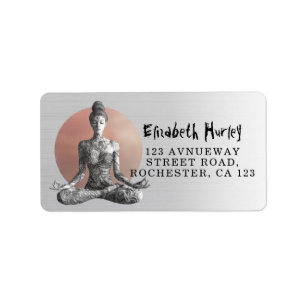 Étiquette Instructeur de méditation Yoga Reiki Master Lotus