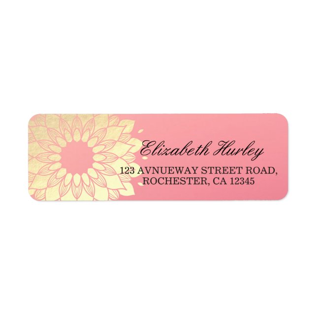 Étiquette Instructeur de méditation Yoga Studio Golden Manda (Devant)