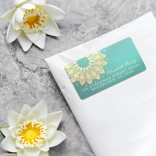 Étiquette Instructeur de méditation Yoga Studio Golden Manda