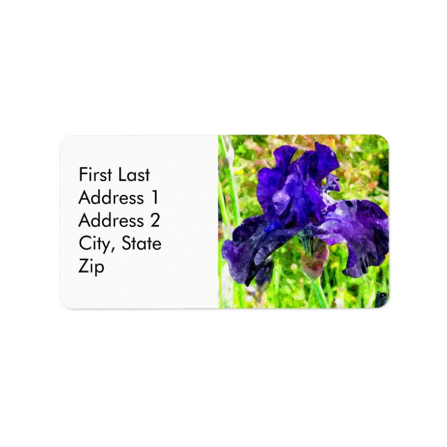 Étiquette Iris (Devant)