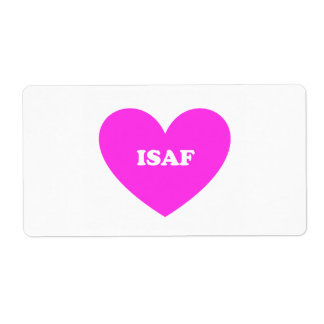 Étiquette Isaf