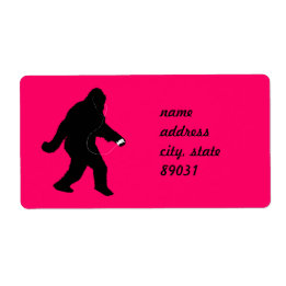 Étiquette iSquatch Parti pour Squatchin'