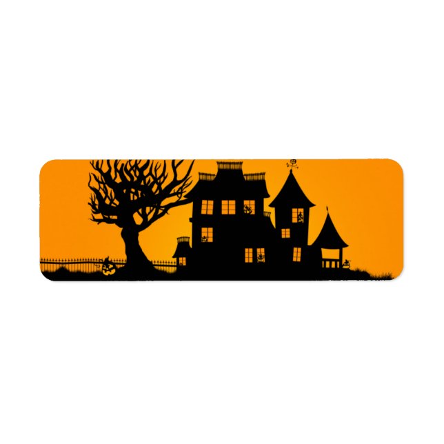 Étiquette Jack-o'-lantern Manor (Devant)