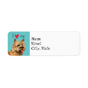 Étiquette J'aime mon cairn Terrier