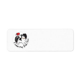 Étiquette J'Aime Mon Chien Chih Tzu Chien Chiite