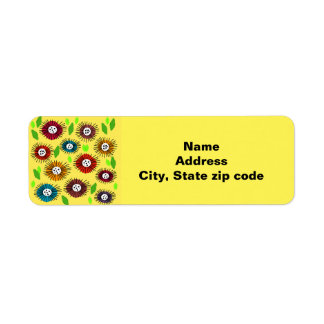 Étiquette Jardin aux fleurs de Scandi