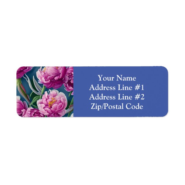 Étiquette Jardin de campagne enchanteresse (Devant)