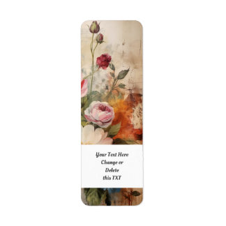 Étiquette Jardin de fleurs 404c Boutons de rose