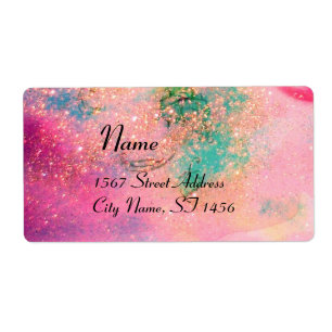 Étiquette JARDIN DES OMBRES PERDUES, vert rose